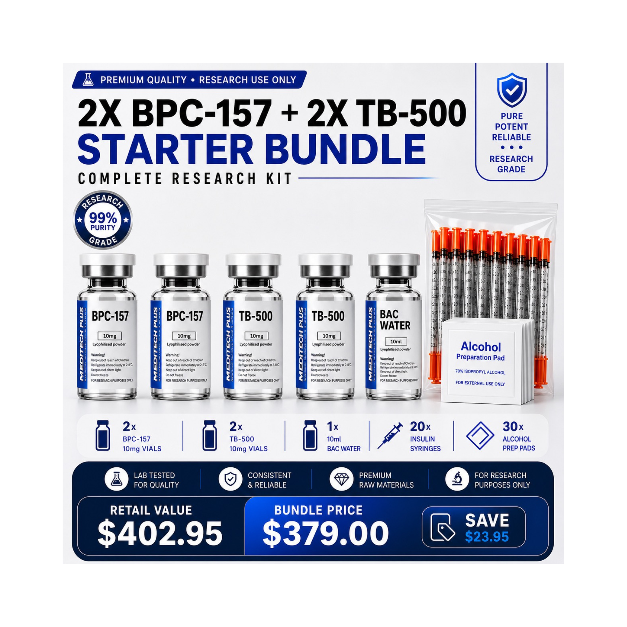 BPC-157 + TB-500 Recovery Bundle